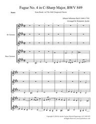 Fugue No. 4 in C# Minor (WTC Book 1) for Clarinet Quintet